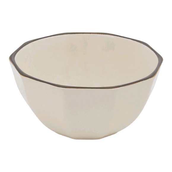 Baun Bros. 16pc Stoneware Acan Dinnerware Set / White - Picture 4 of 5